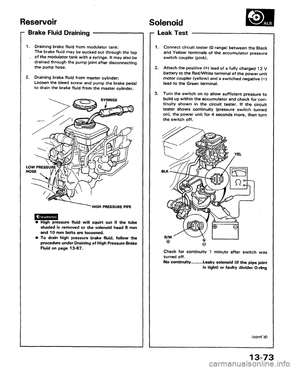 HONDA PRELUDE 1991  Service Repair Manual 