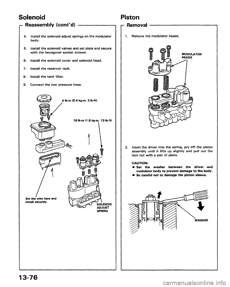 HONDA PRELUDE 1991  Service Repair Manual 