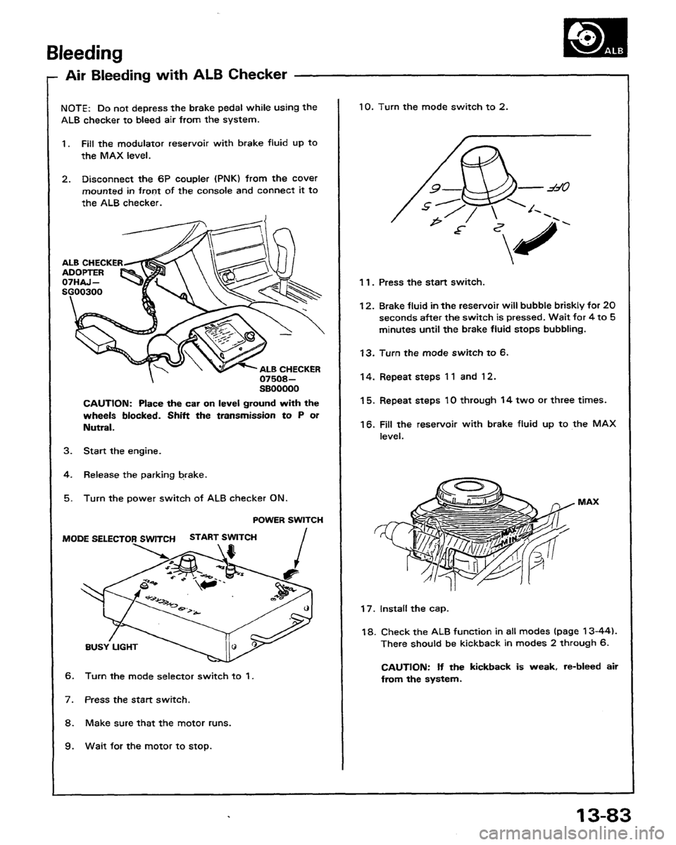 HONDA PRELUDE 1991  Service Repair Manual 