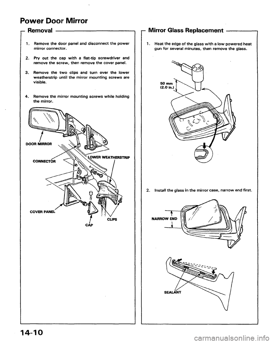 HONDA PRELUDE 1991  Service Repair Manual 