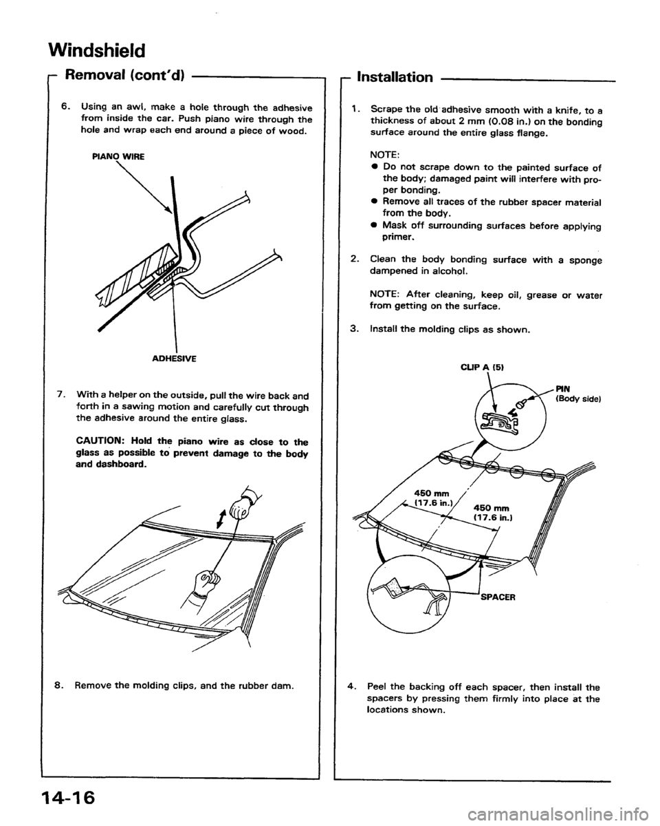 HONDA PRELUDE 1991  Service Repair Manual 