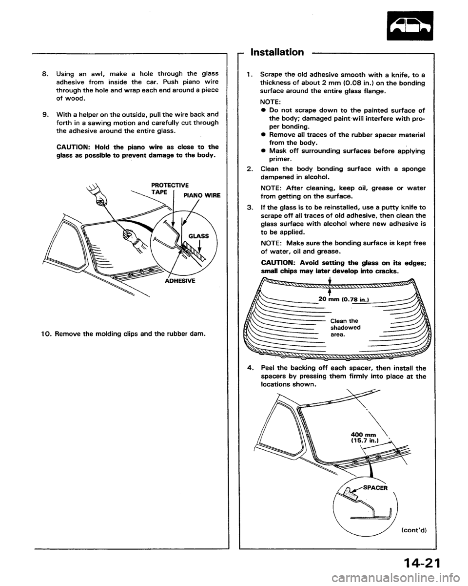HONDA PRELUDE 1991  Service Repair Manual 