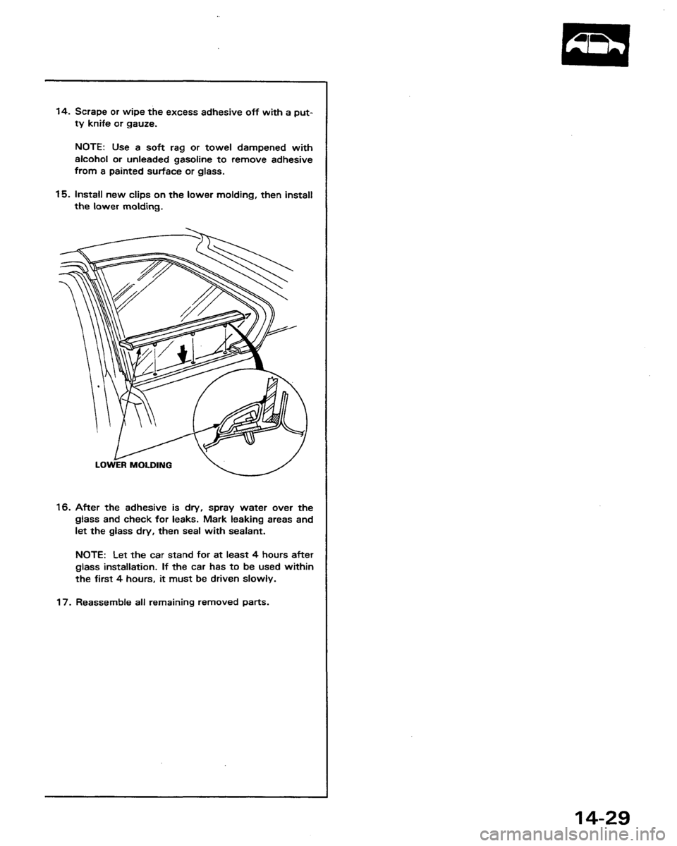 HONDA PRELUDE 1991  Service Repair Manual 