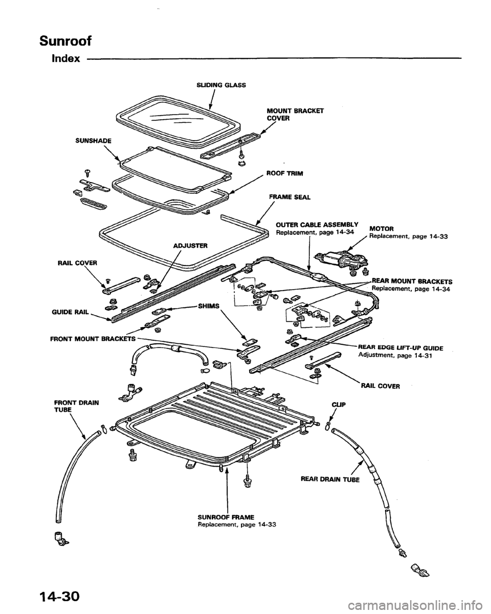 HONDA PRELUDE 1991  Service Repair Manual 