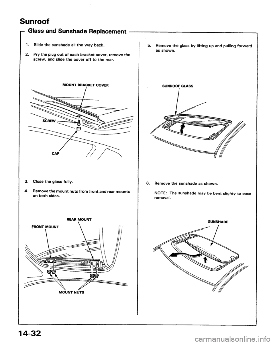 HONDA PRELUDE 1991  Service Repair Manual 