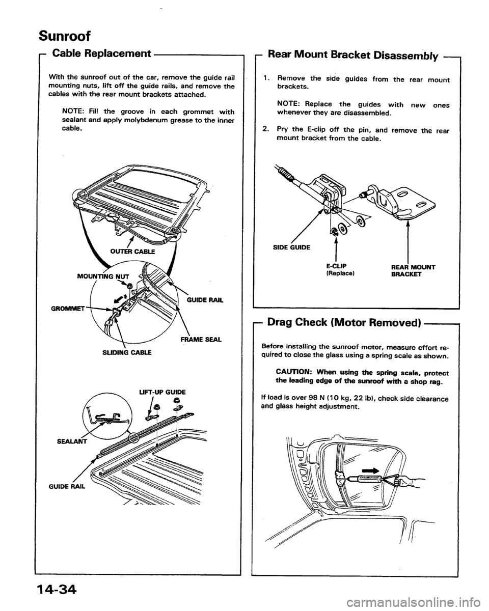 HONDA PRELUDE 1991  Service Repair Manual 