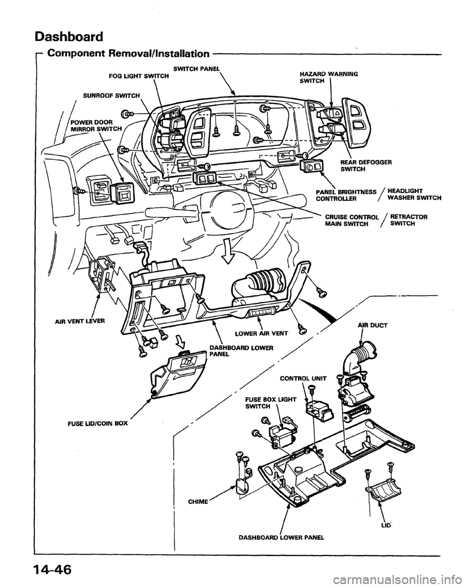 HONDA PRELUDE 1991  Service Repair Manual 