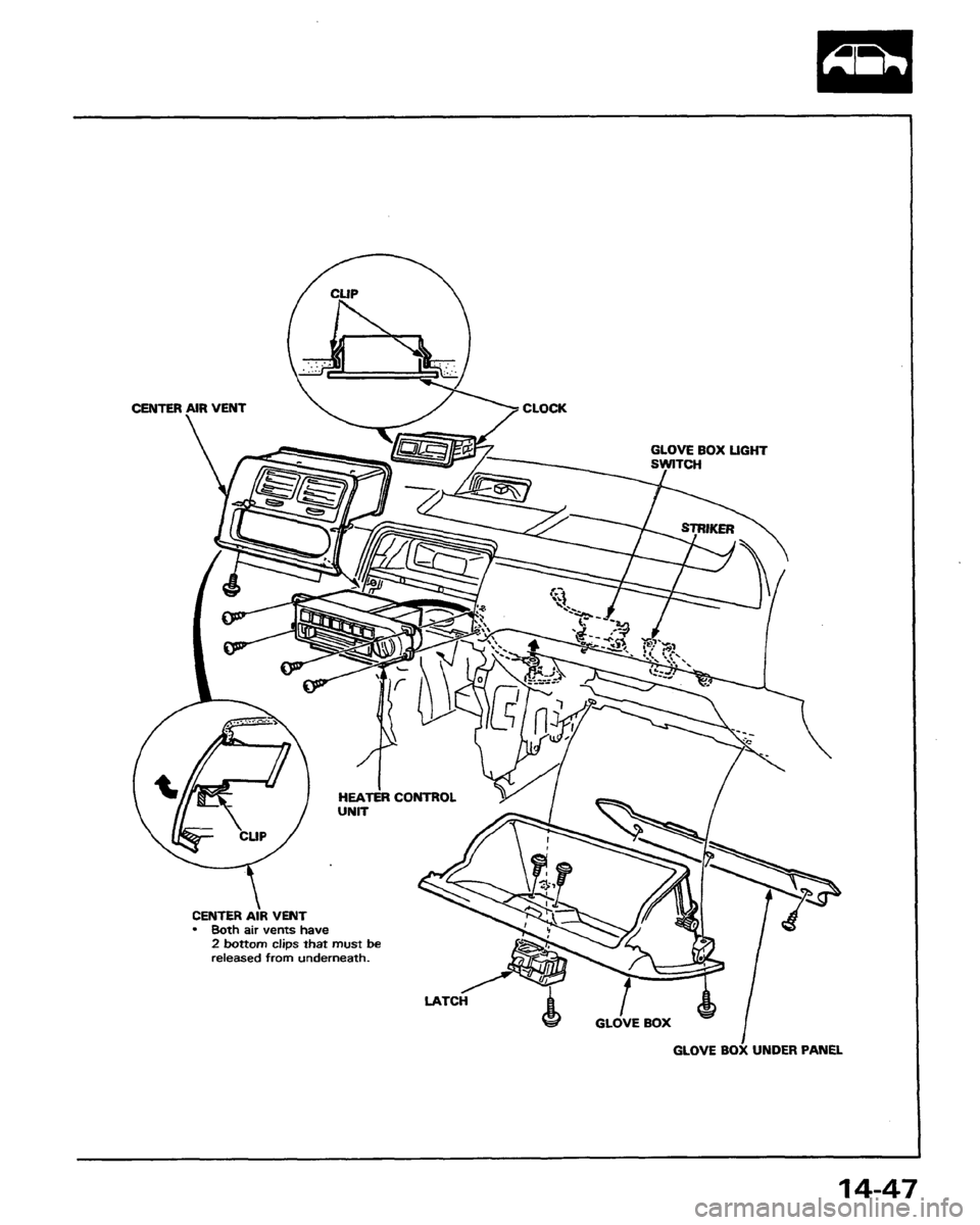 HONDA PRELUDE 1991  Service Repair Manual 