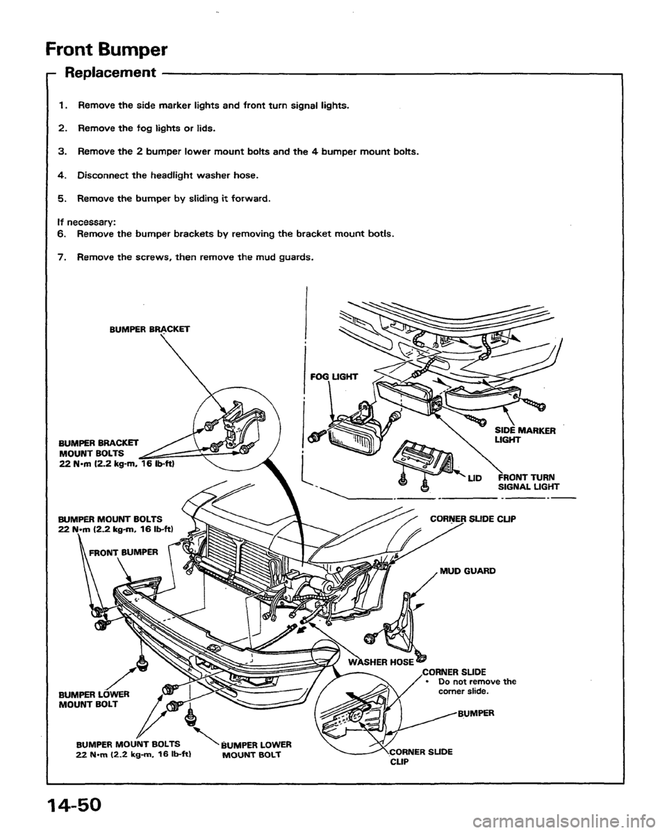 HONDA PRELUDE 1991  Service Repair Manual 