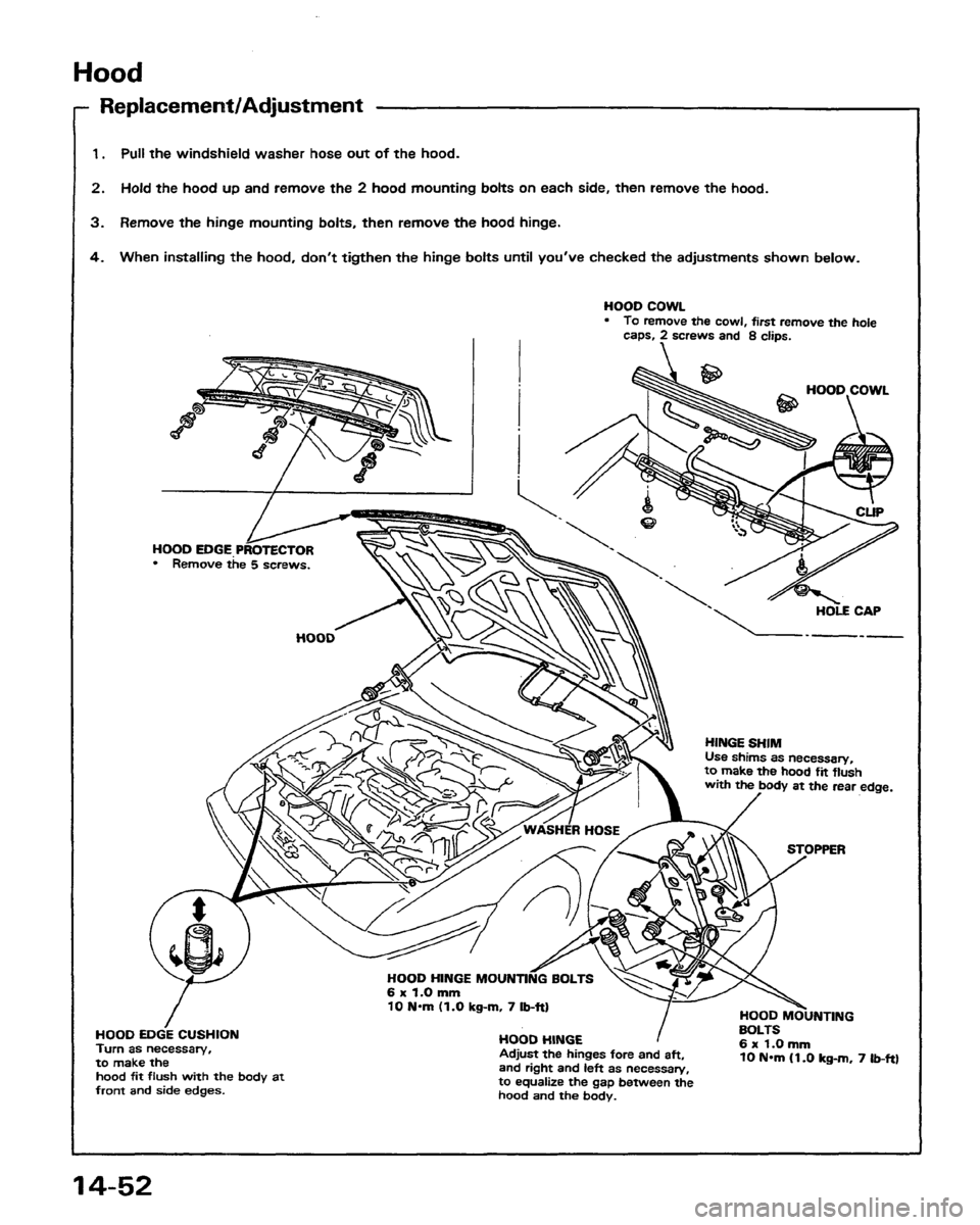 HONDA PRELUDE 1991  Service Repair Manual 