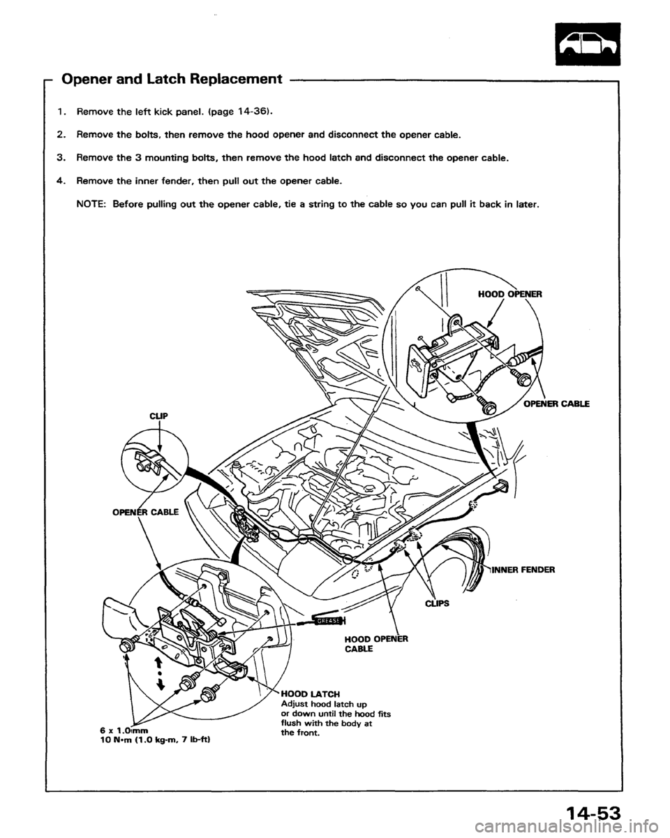 HONDA PRELUDE 1991  Service Repair Manual 