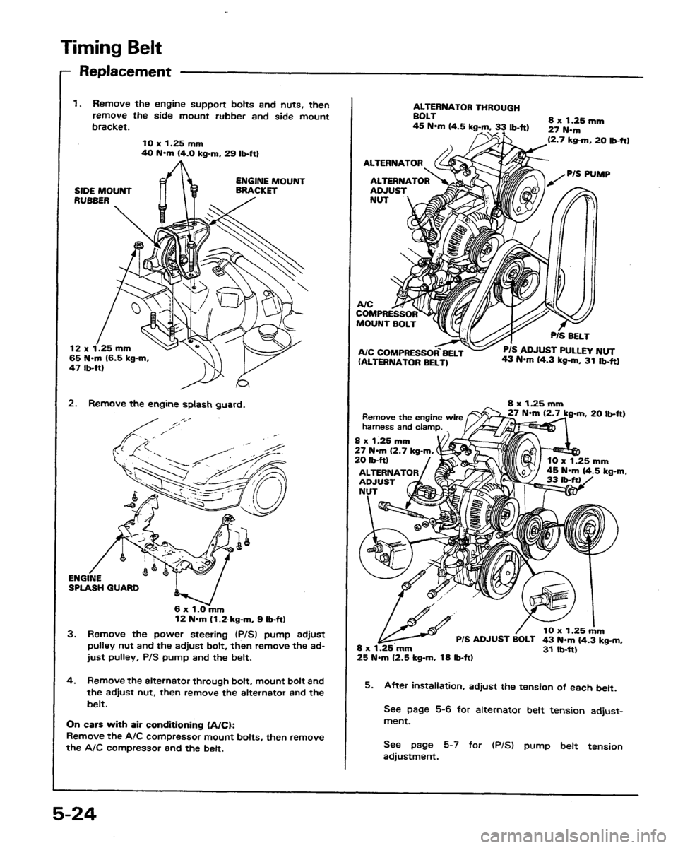 HONDA PRELUDE 1991  Service Repair Manual 