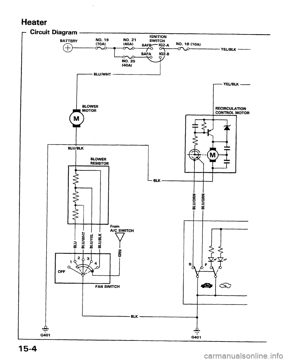 HONDA PRELUDE 1991  Service Repair Manual 