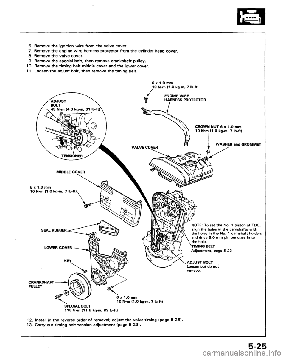 HONDA PRELUDE 1991  Service Repair Manual 