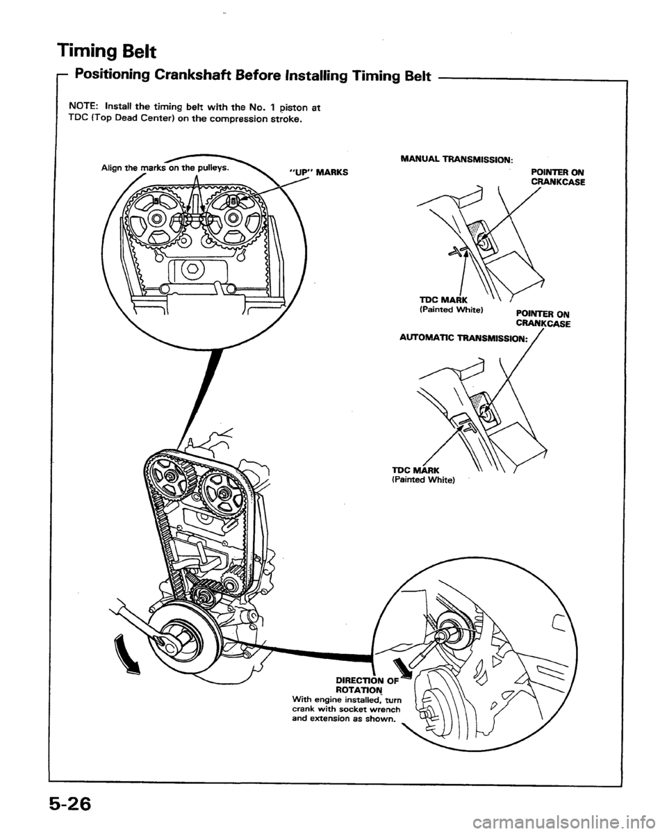 HONDA PRELUDE 1991  Service Repair Manual 