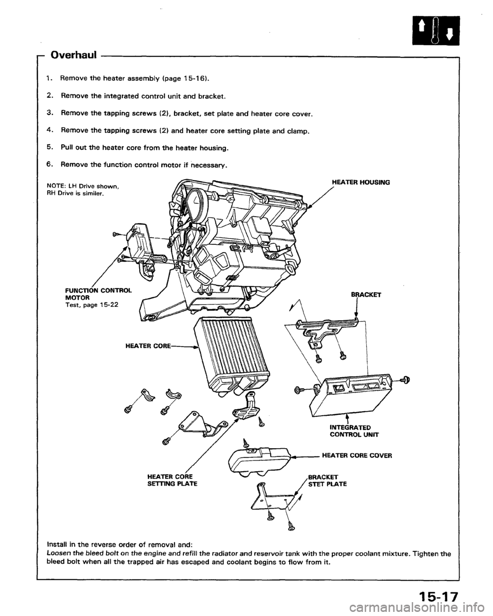 HONDA PRELUDE 1991  Service Repair Manual 