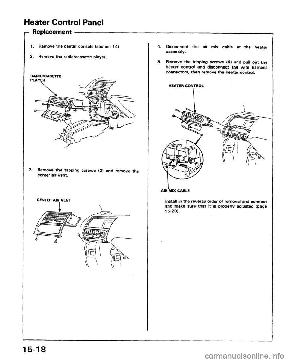 HONDA PRELUDE 1991  Service Repair Manual 