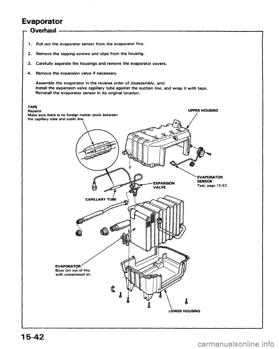 HONDA PRELUDE 1991  Service Repair Manual 