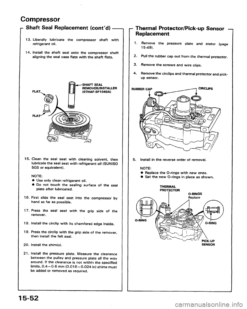 HONDA PRELUDE 1991  Service Repair Manual 