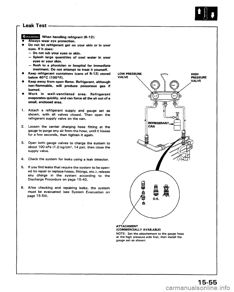 HONDA PRELUDE 1991  Service Repair Manual 