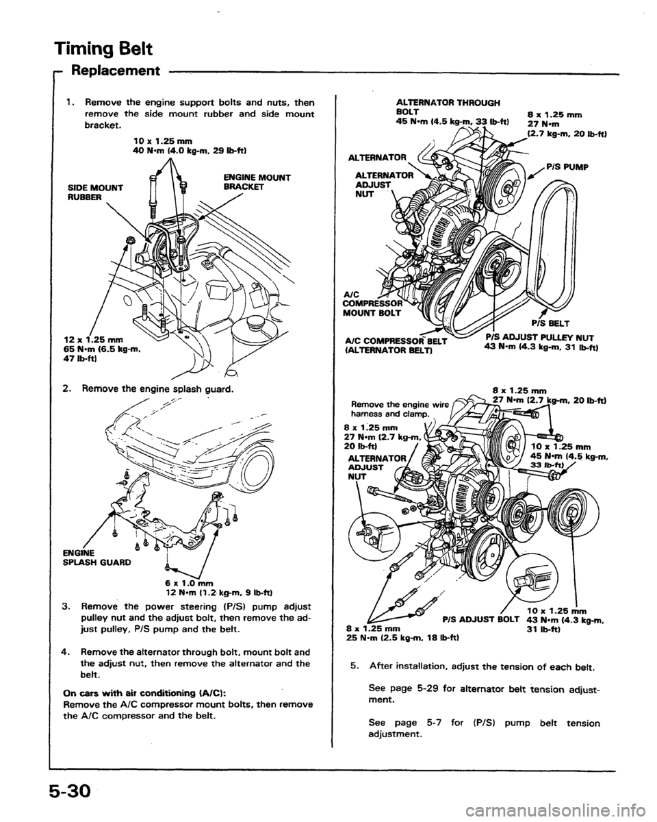 HONDA PRELUDE 1991  Service Repair Manual 