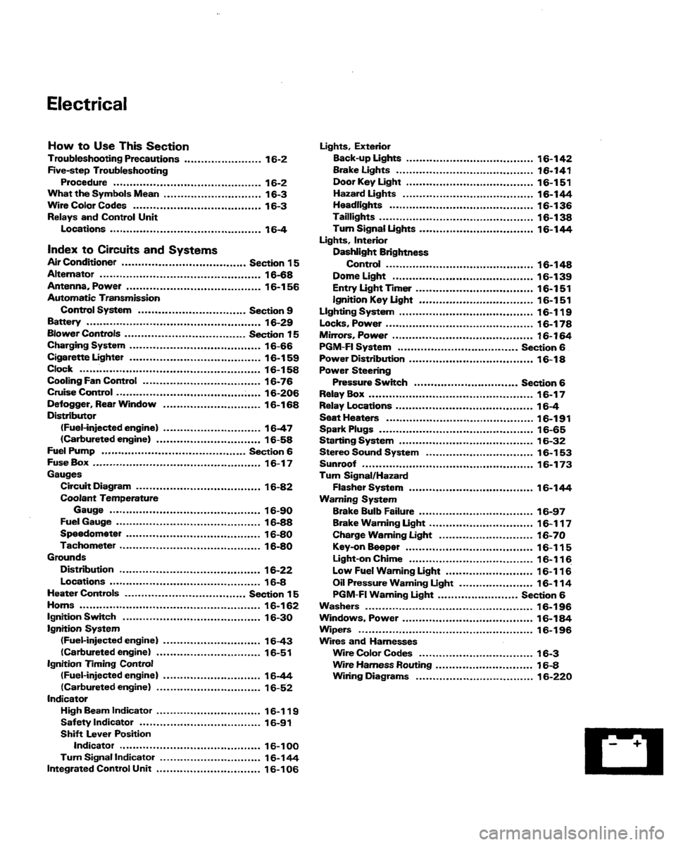 HONDA PRELUDE 1991  Service Repair Manual 