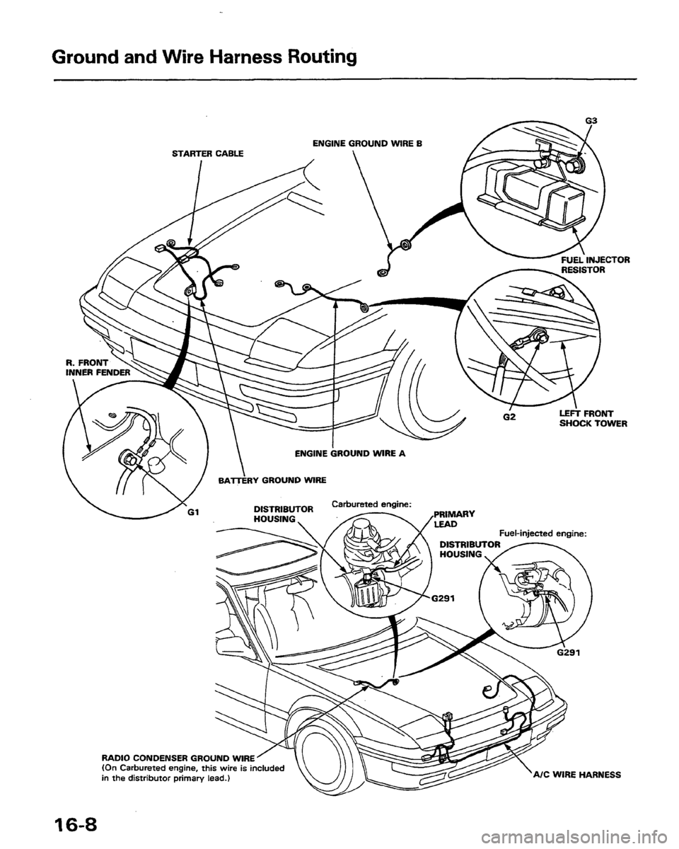 HONDA PRELUDE 1991  Service Repair Manual 