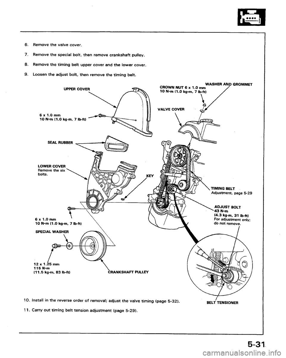 HONDA PRELUDE 1991  Service Repair Manual 