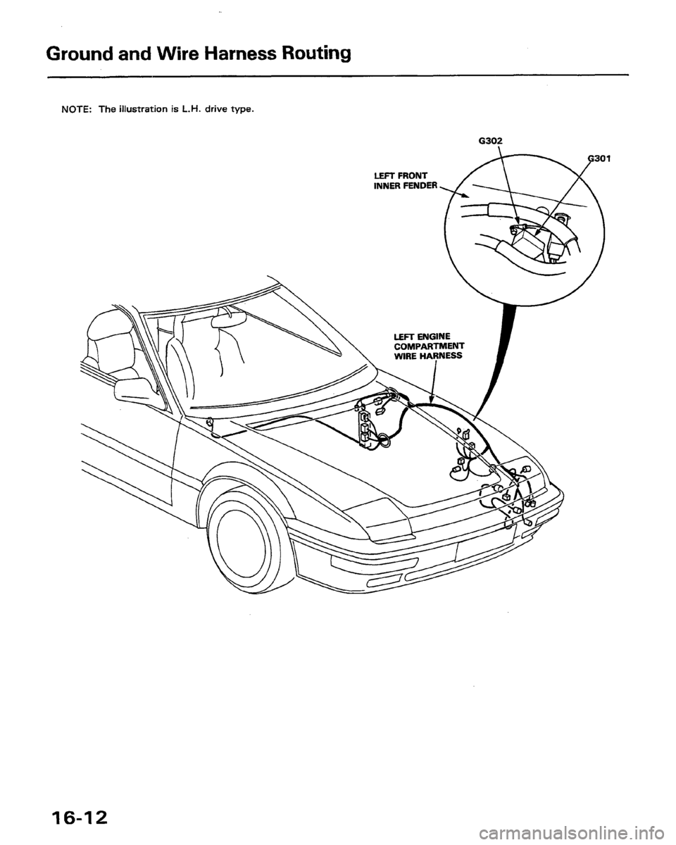 HONDA PRELUDE 1991  Service Repair Manual 