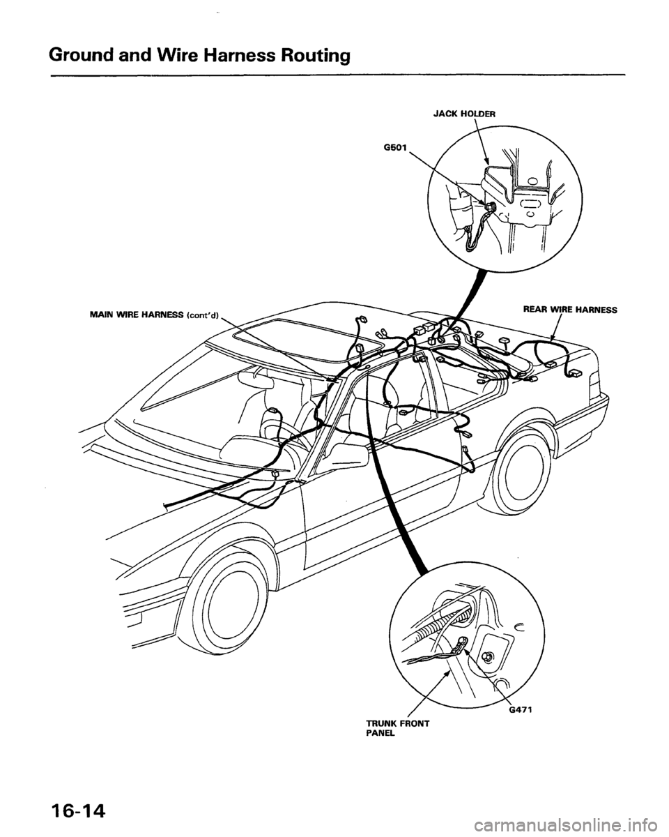 HONDA PRELUDE 1991  Service Repair Manual 