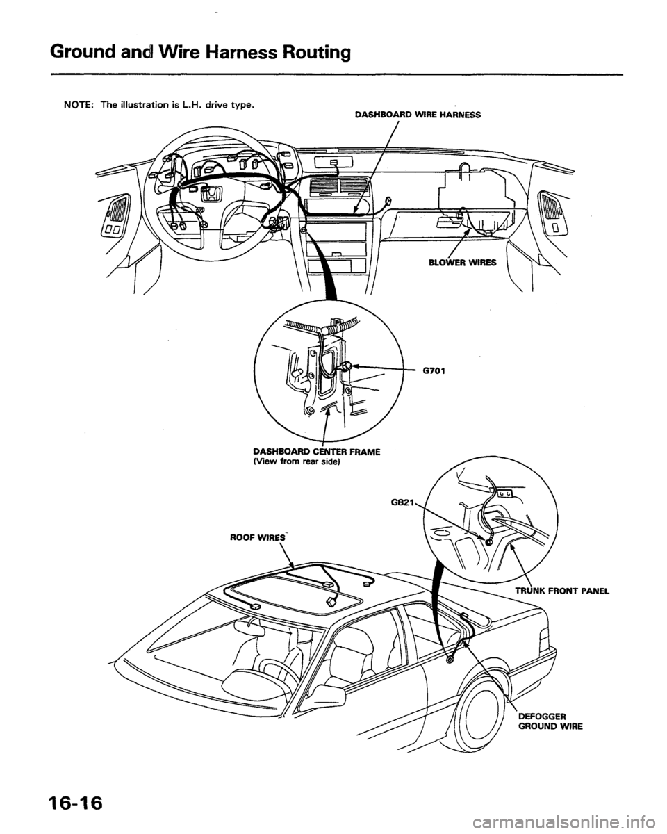 HONDA PRELUDE 1991  Service Repair Manual 
