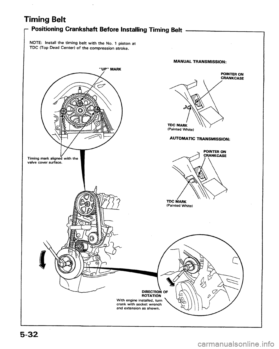 HONDA PRELUDE 1991  Service Repair Manual 