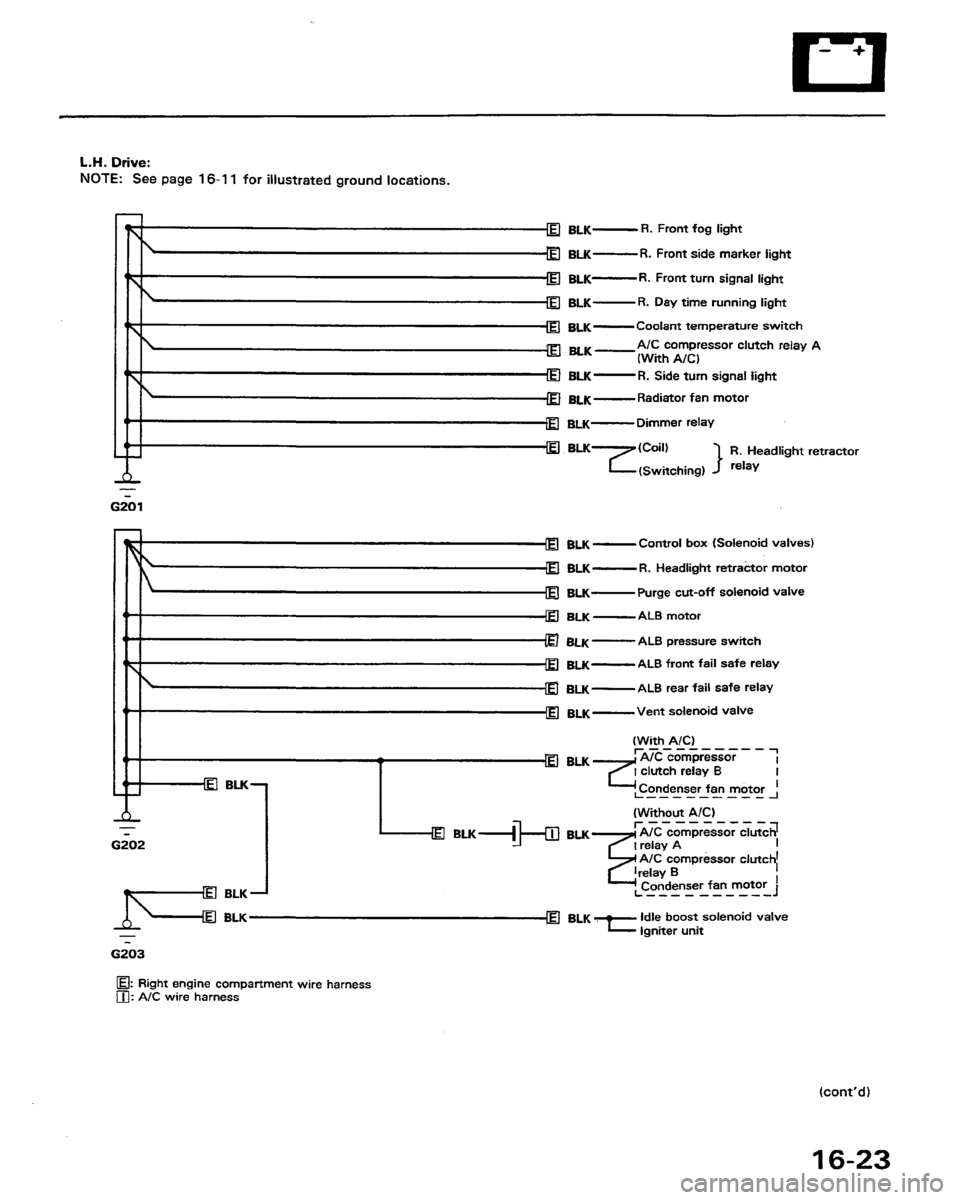 HONDA PRELUDE 1991  Service Repair Manual 