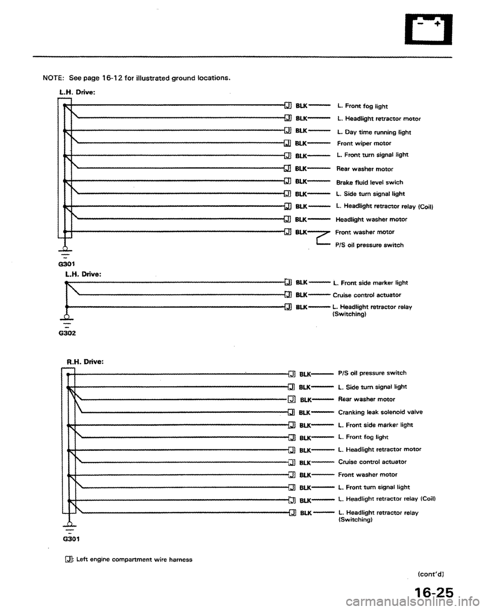 HONDA PRELUDE 1991  Service Repair Manual 