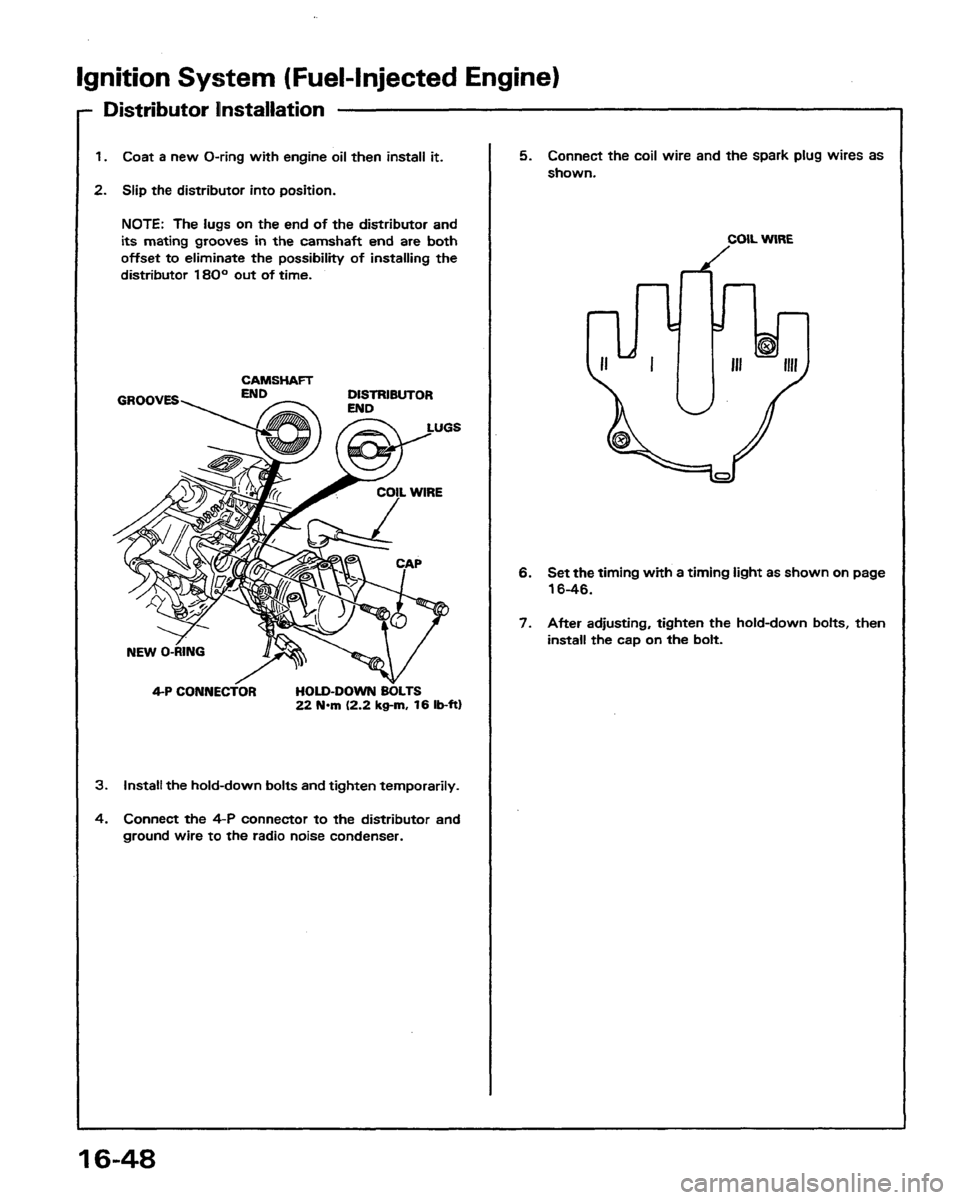 HONDA PRELUDE 1991  Service Repair Manual 