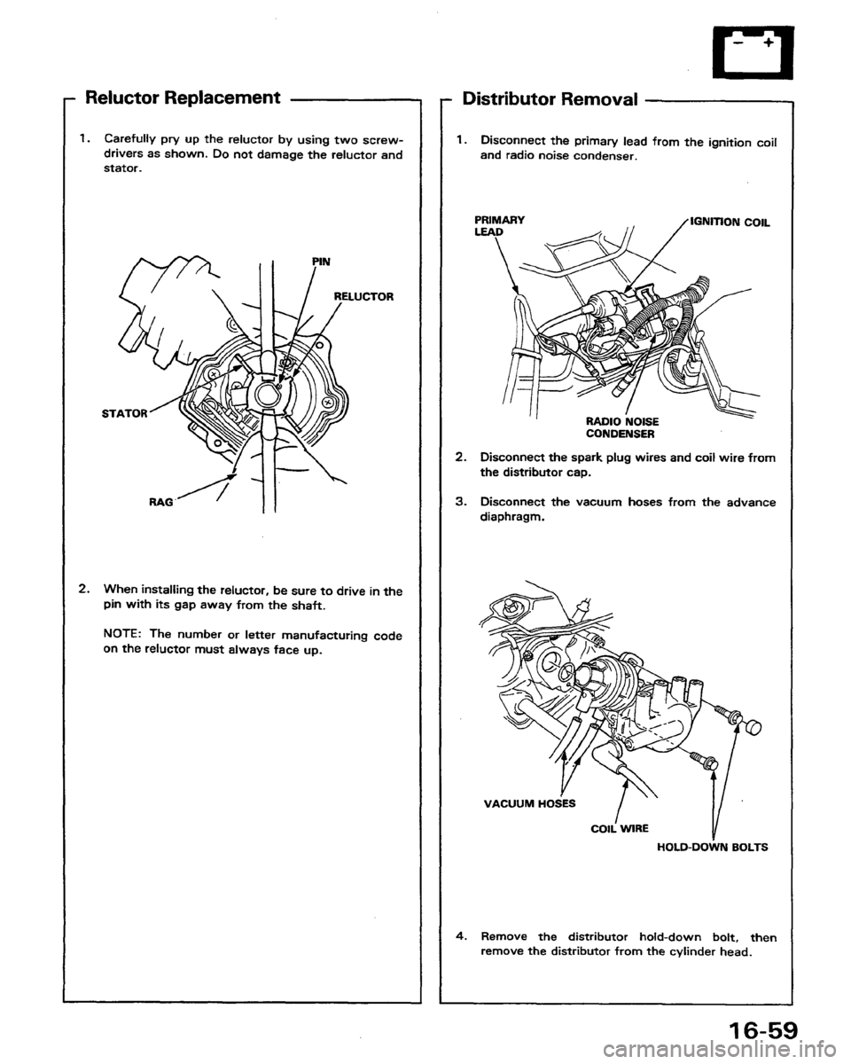 HONDA PRELUDE 1991  Service Repair Manual 