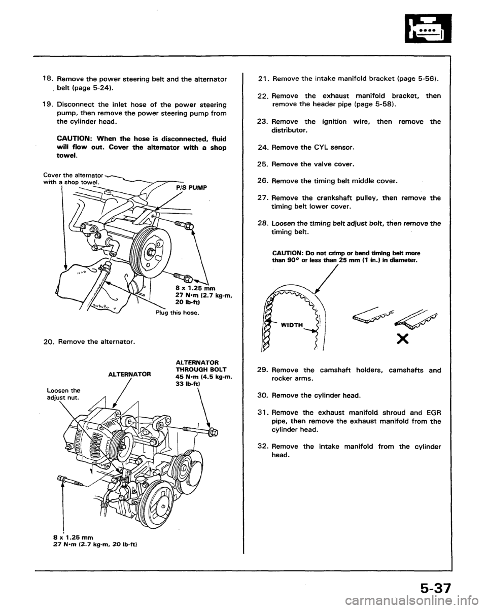 HONDA PRELUDE 1991  Service Repair Manual 