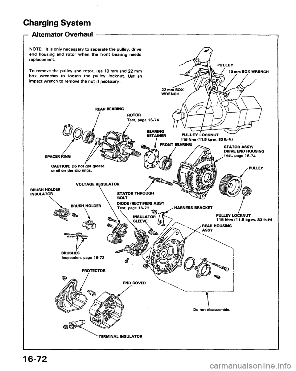HONDA PRELUDE 1991  Service Repair Manual 
