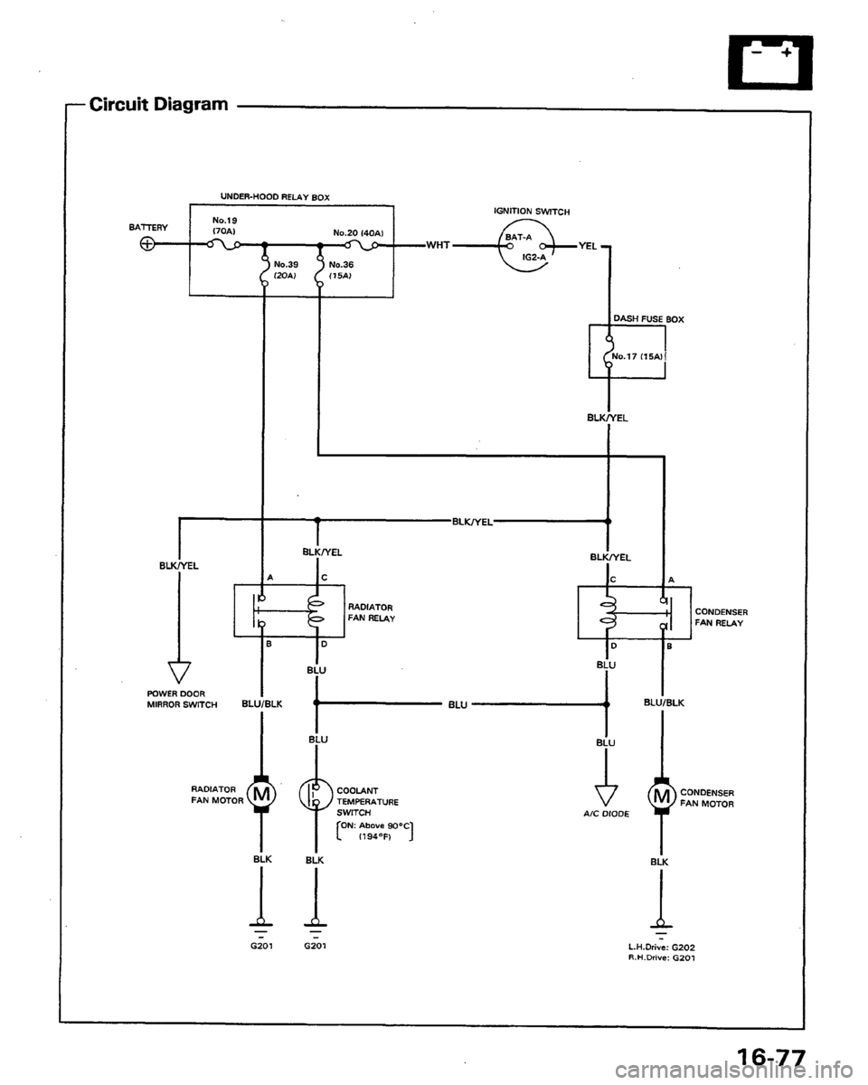 HONDA PRELUDE 1991  Service Repair Manual 
