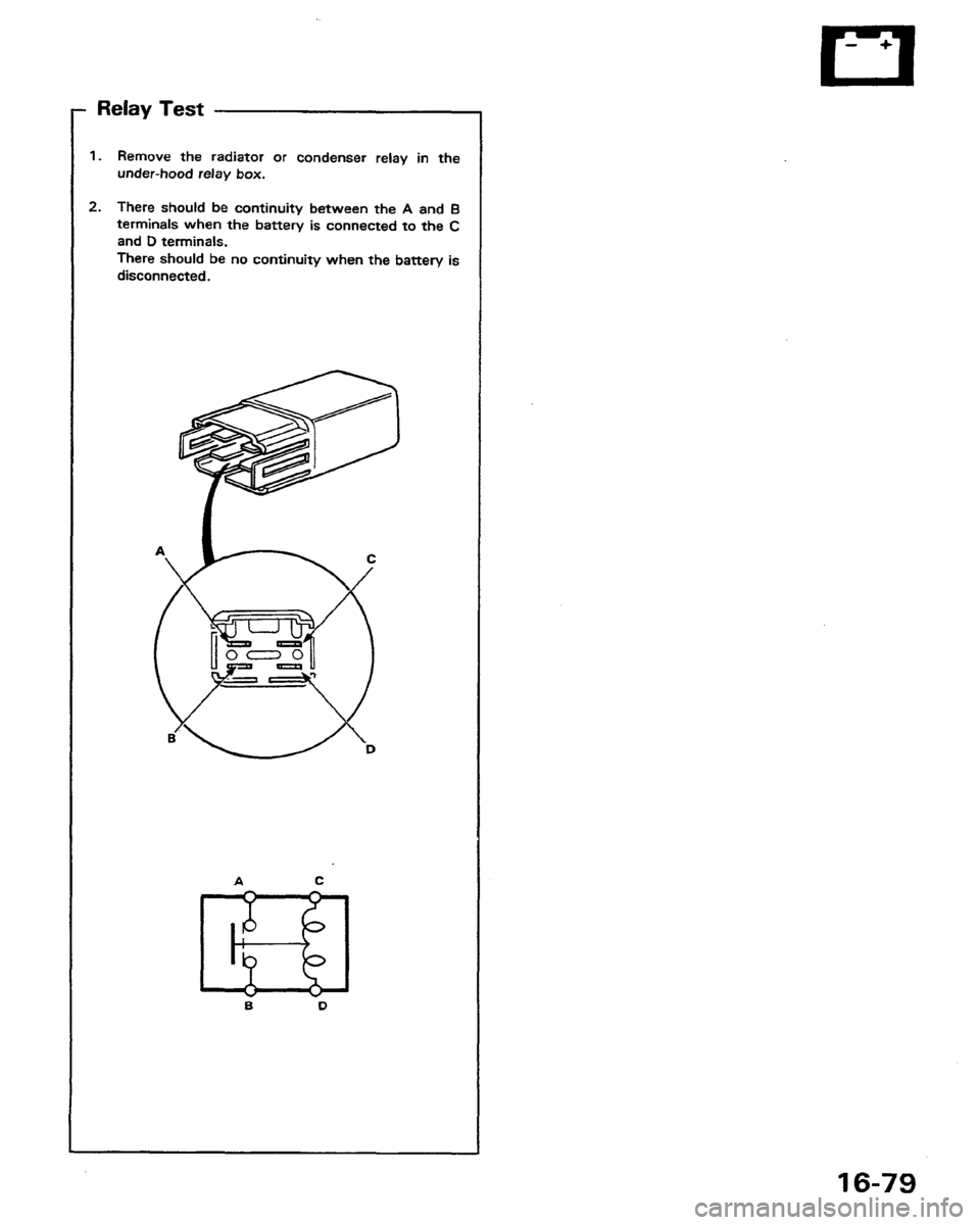HONDA PRELUDE 1991  Service Repair Manual 
