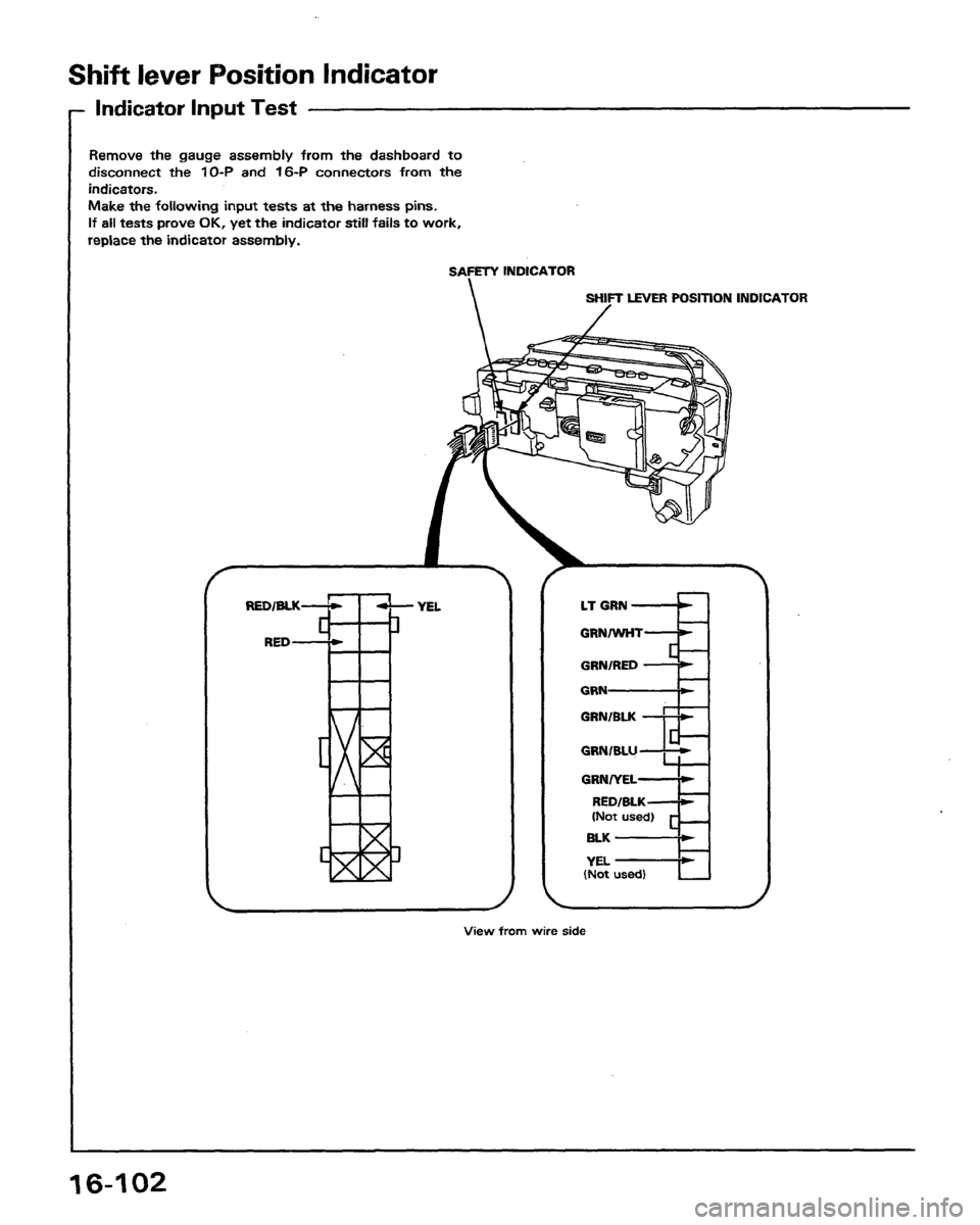 HONDA PRELUDE 1991  Service Repair Manual 