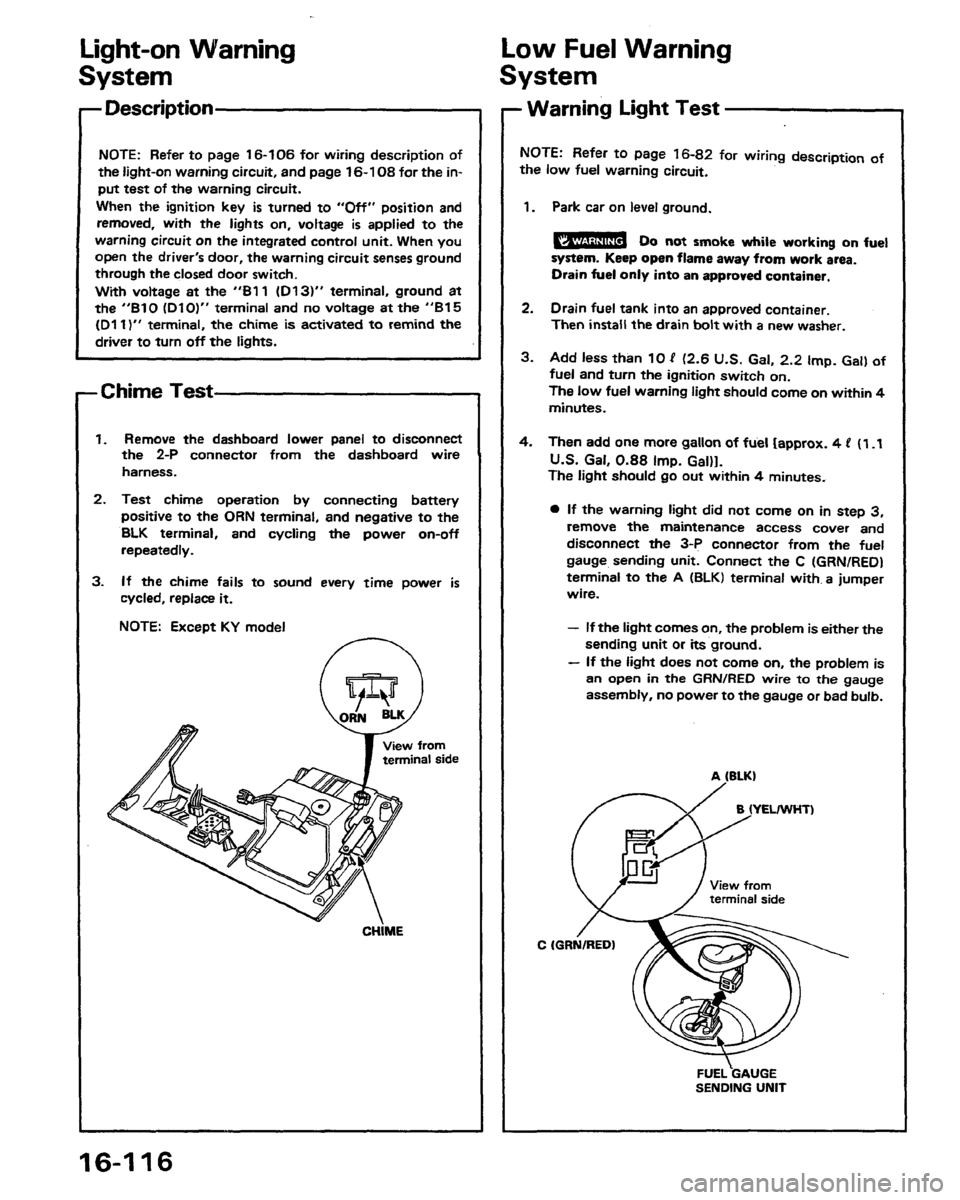 HONDA PRELUDE 1991  Service Repair Manual 