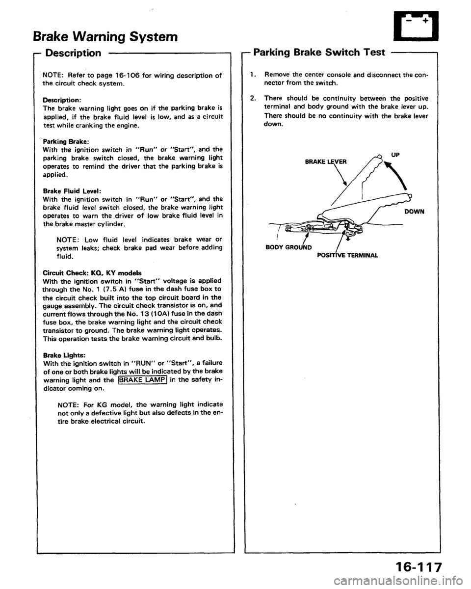 HONDA PRELUDE 1991  Service Repair Manual 