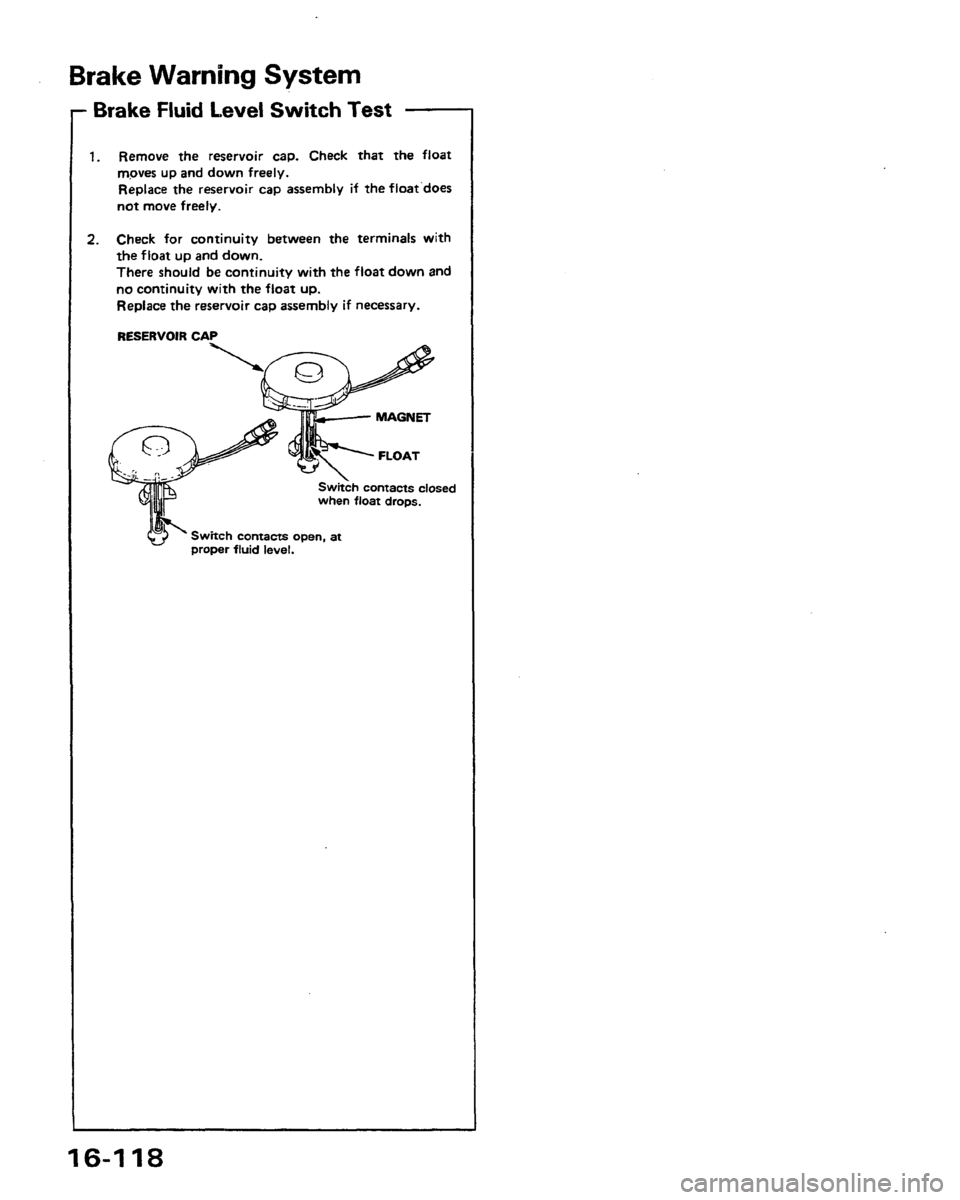 HONDA PRELUDE 1991  Service Repair Manual 