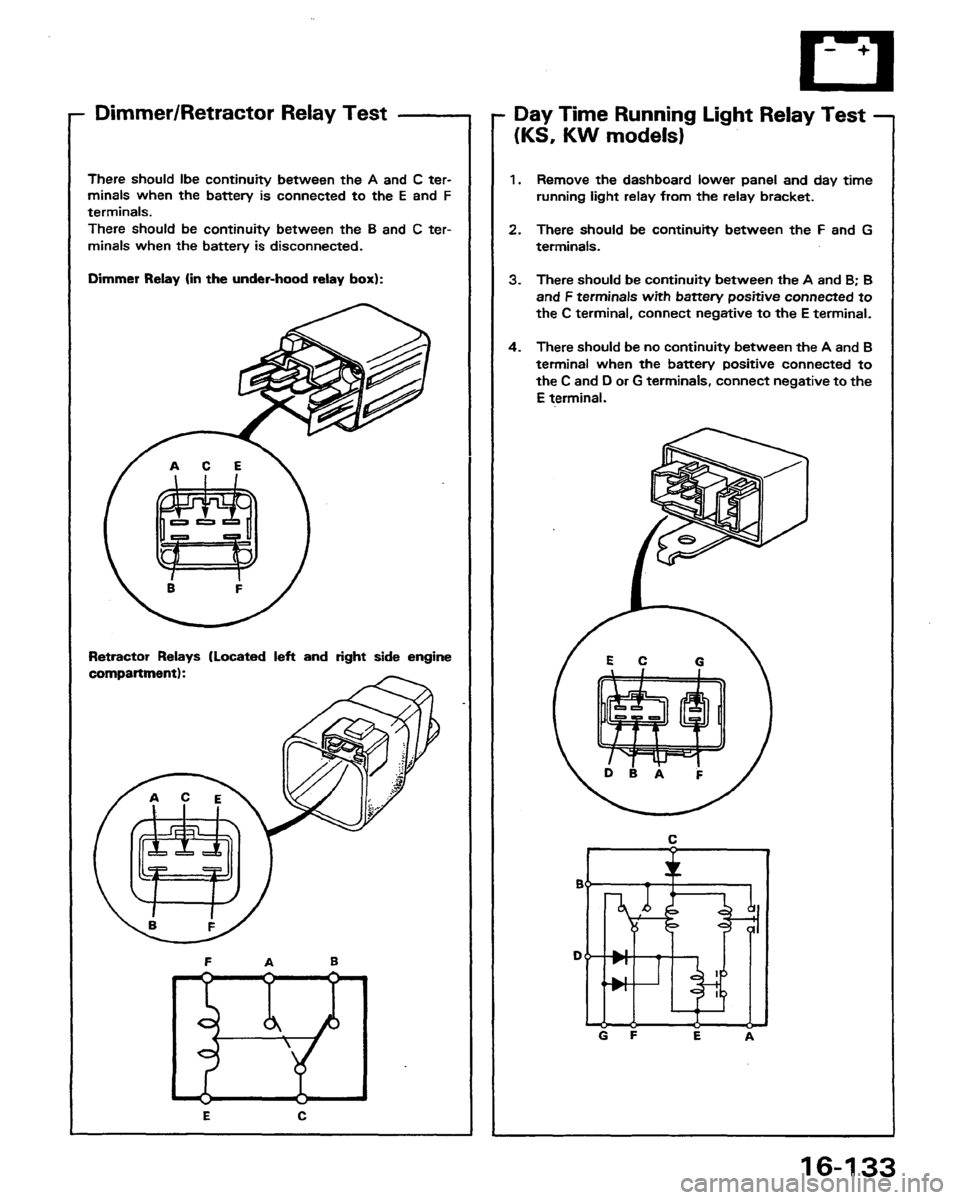 HONDA PRELUDE 1991  Service Repair Manual 
