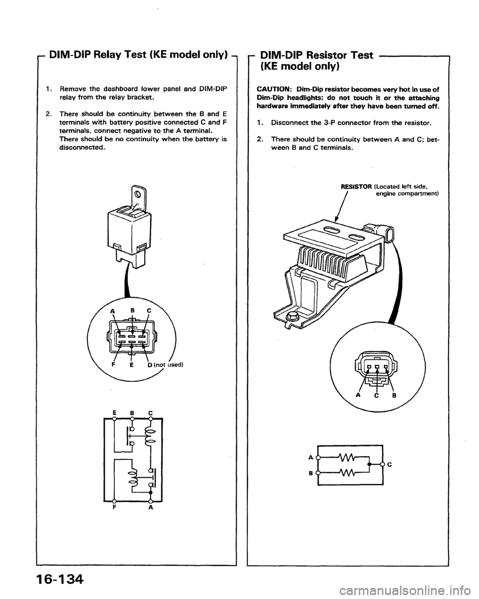 HONDA PRELUDE 1991  Service Repair Manual 