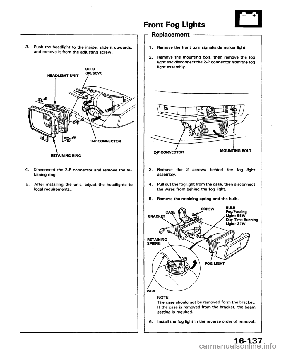 HONDA PRELUDE 1991  Service Repair Manual 