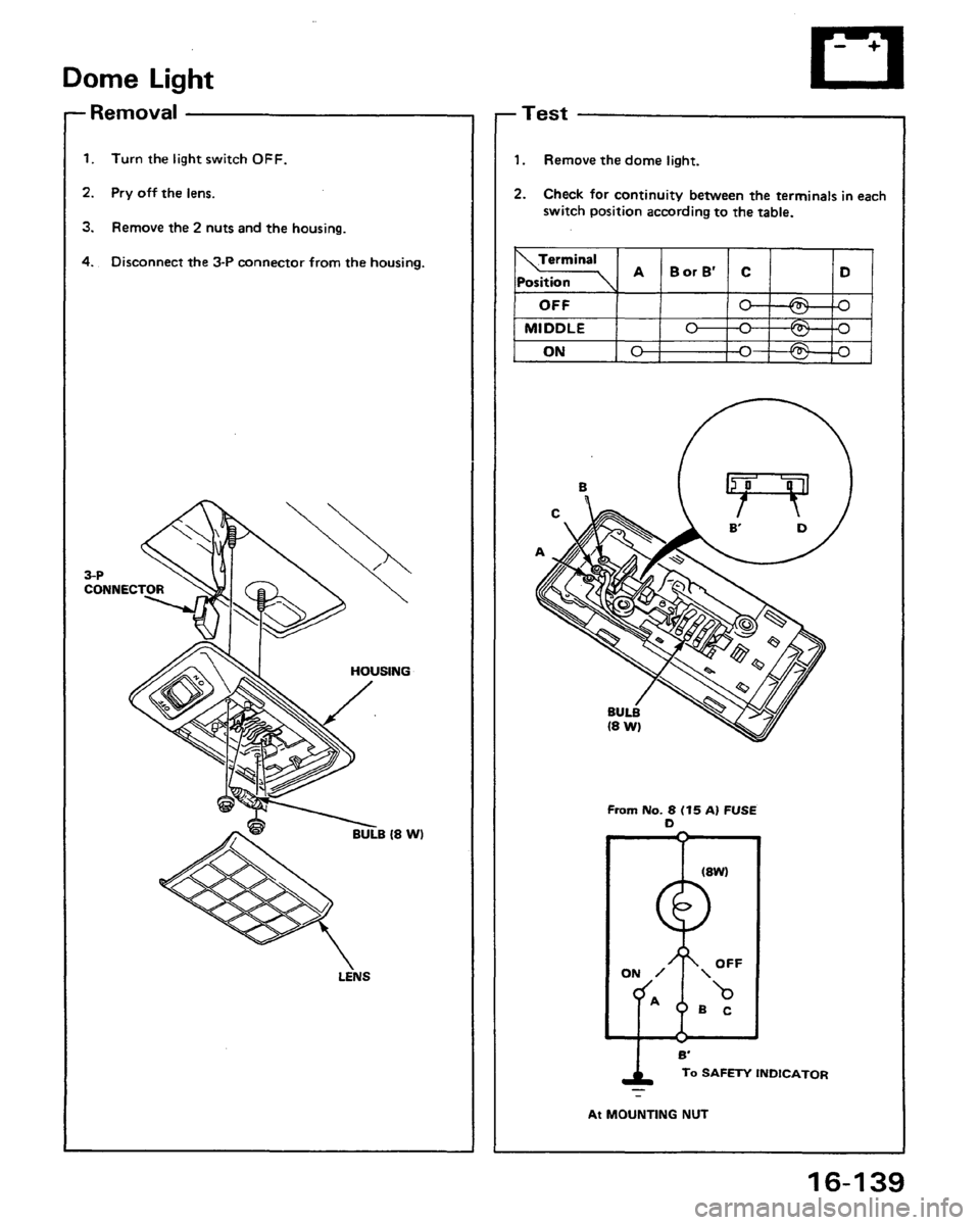 HONDA PRELUDE 1991  Service Repair Manual 