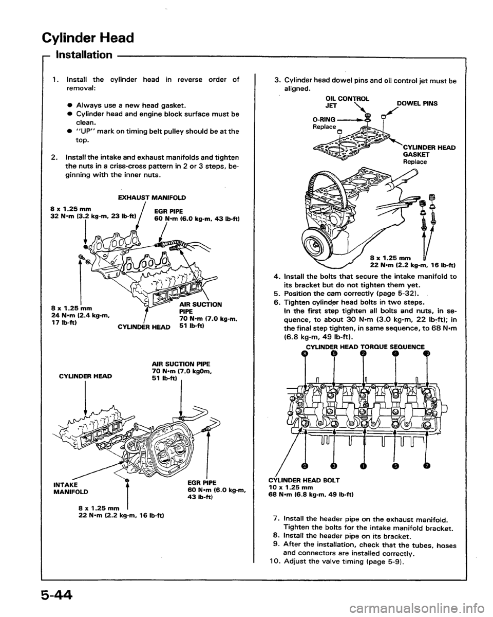 HONDA PRELUDE 1991  Service Repair Manual 