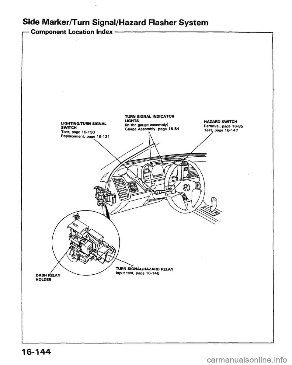HONDA PRELUDE 1991  Service Repair Manual 